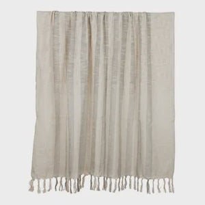 Montauk Cotton Throw Grey