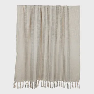 Montauk Cotton Throw Grey