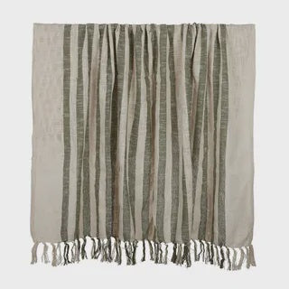 Montauk Cotton Throw Olive