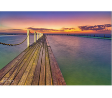 Load image into Gallery viewer, Narrabeen Pool at Sunrise 62x45

