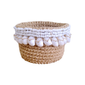 Macrame Shell Baskets mini