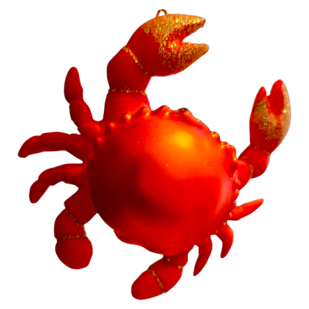 Le Crab Orn Glass