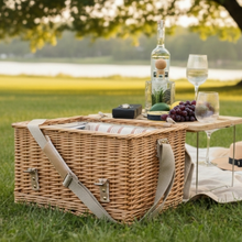 Load image into Gallery viewer, Pop up Table Picnic Basket
