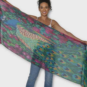 Queen's Garden Scarf 200x70