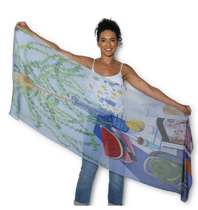 Quiet Morning Scarf 200x70