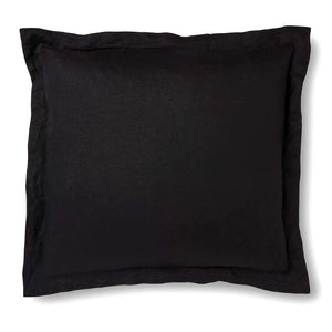 Riley Linen Cushion Black 55cm