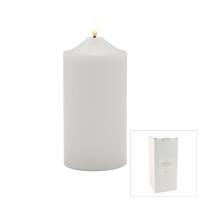 Ellipse LED Pillar Candle 10 x 22.5