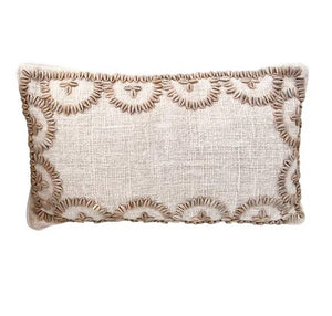 Shell Scallop Cushion/Polyester 30x50