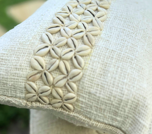 Shell Horizon Cushion 30x55 Ivory