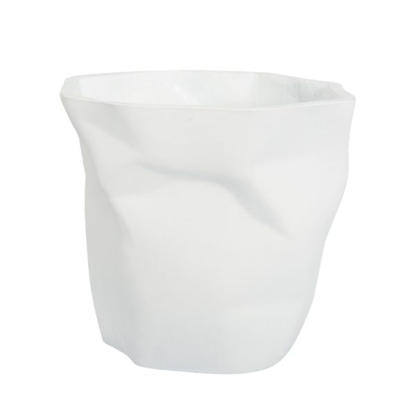 Paperbag Planter Pot Small White