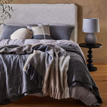 Load image into Gallery viewer, Bailey Quilted Coverlet Set K/Q Charcoal
