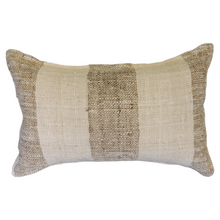 Load image into Gallery viewer, Coastal Tweed Cushion 50x30 Sand
