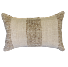 Load image into Gallery viewer, Coastal Tweed Cushion Rect Feather Insert
