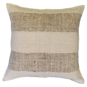 Coastal Tweed Cushion 50cm Sand - poly insert