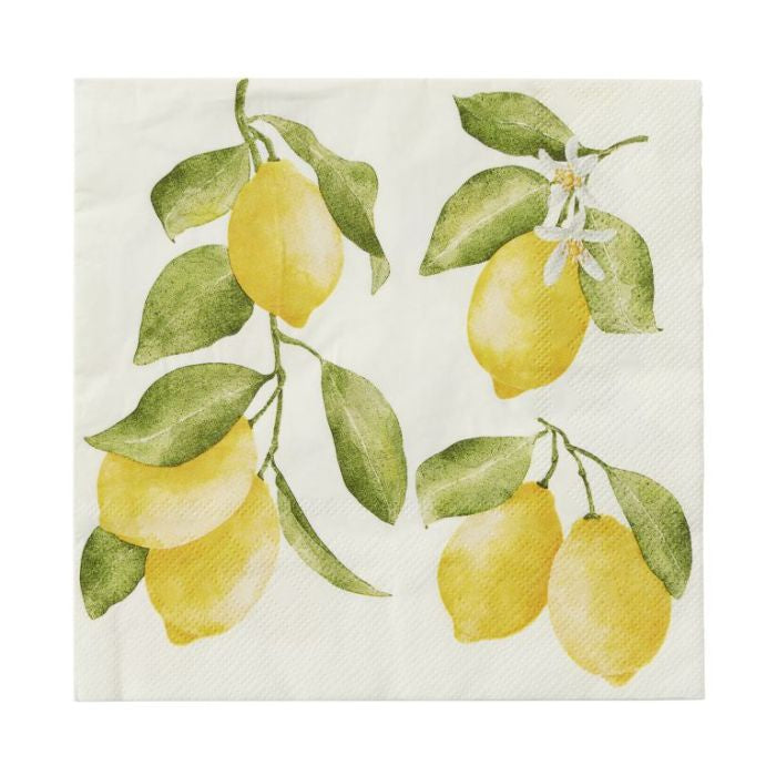 Napkin Lemon 20pk