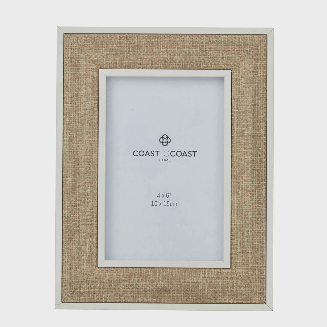 Natural Fabric Frame 4x6