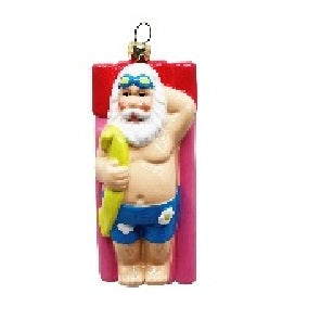 Laying Beach Santa Hang dec