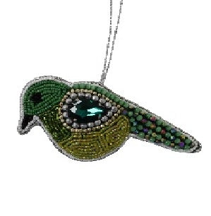 Beaded Bird hang dec