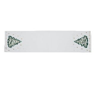 Jewelled Stars Table Runner 30x140 Cream