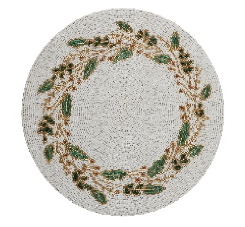 XM Glass Acr Placemat 36cm