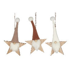 Gnome Star Hang Deco