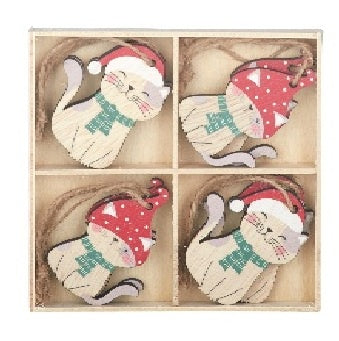 Xmas Cats Hang dec