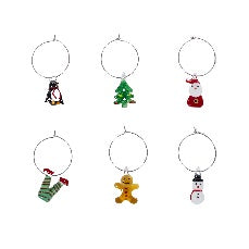 Xmas Wine Glass Charm