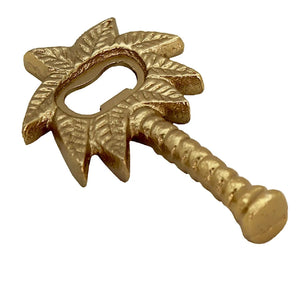 Palm Tree Brass Bottle Opener