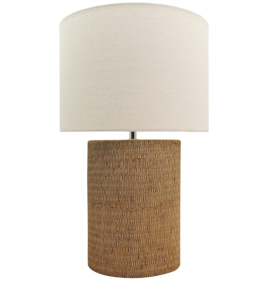 Rattan Resin Table Lamp 28x46cm