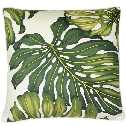 Monstera Cream Cushion 45