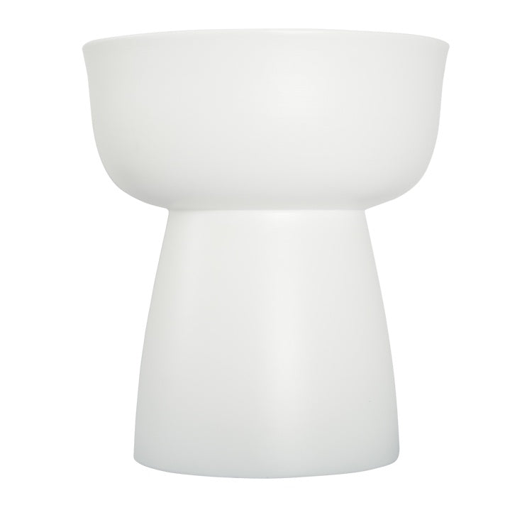 Footed Vase White