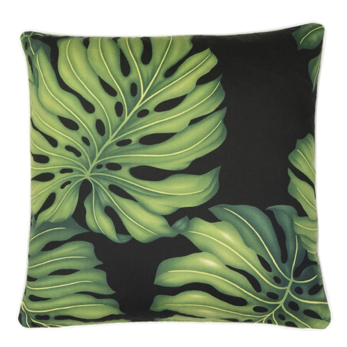 Monstera Black 45 Cushion