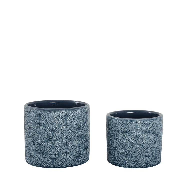 Round Planter Navy S2