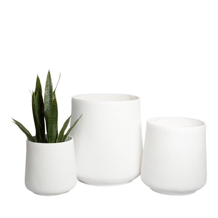 Modena Plant Pots White