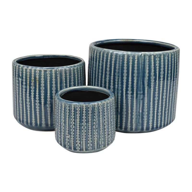 Ingrid Ceramic Pot Blue