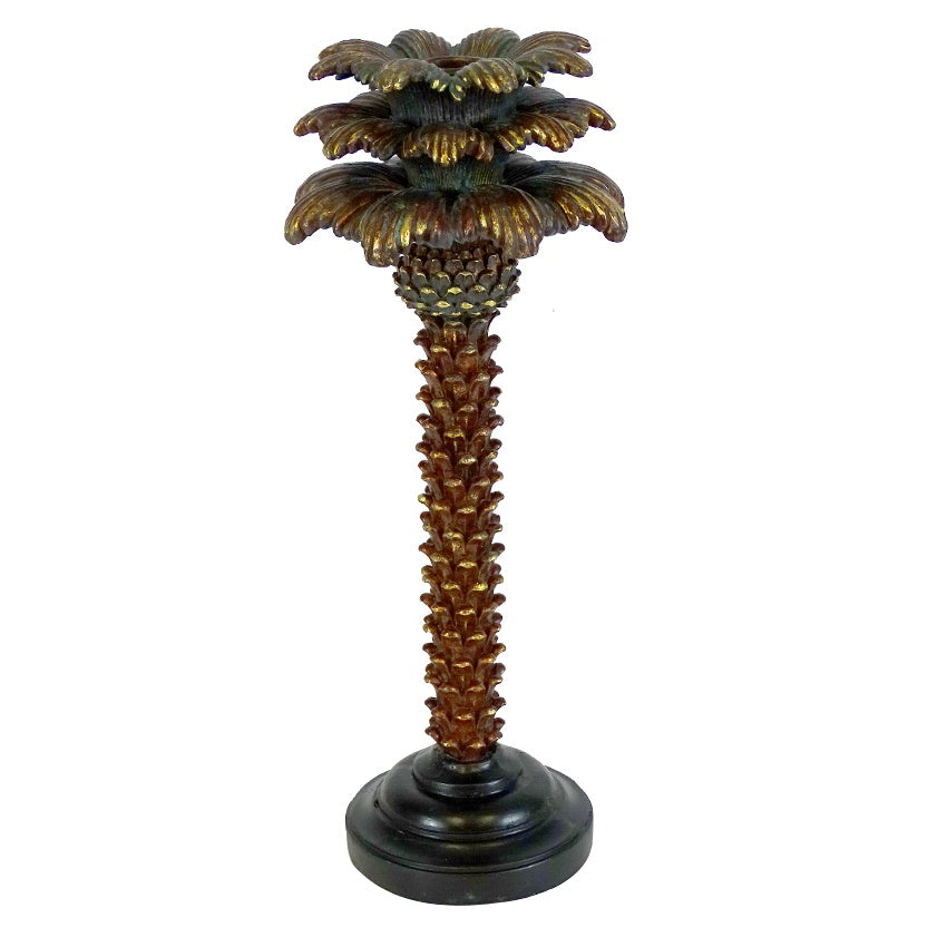 Palm Antique Candlestick