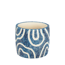 Load image into Gallery viewer, Ember Planter Pot 14.5cm Navy MED
