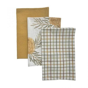 Banksia Teatowel Pack 3