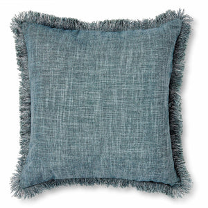 Eli Fringe Blue Cushion 50cm
