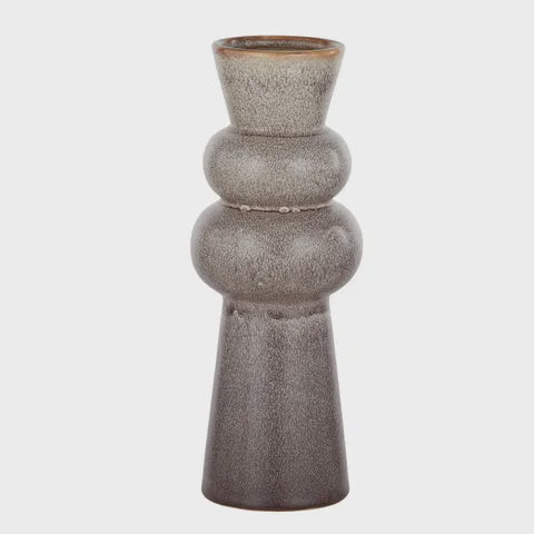 Umber Slate Ceramic Vase 33cm