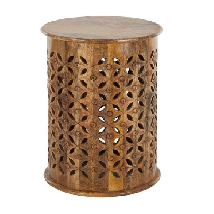 Mango Wood Side Table Stool 40x54