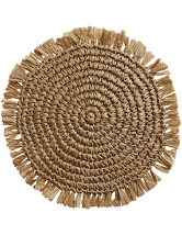 Fringe Natural Placemat