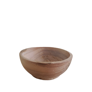 Wooden pinch pot