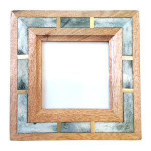 Square Inlay Frame 4x4 Green