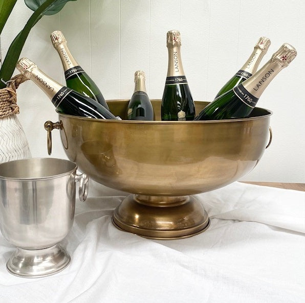 Antique Brass Champagne Bucket