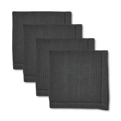 Jetty Dark Grey Napkin Set 4