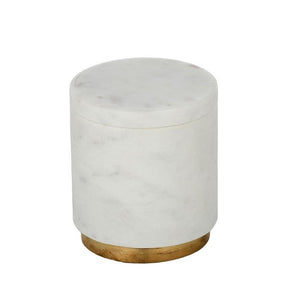Marble Gold Inlay Trinket Jar