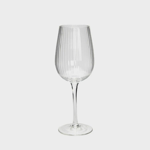 Isobel ribbed Wine glass