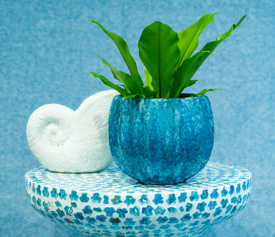 Kitte Ceramic Pot Sml Blue