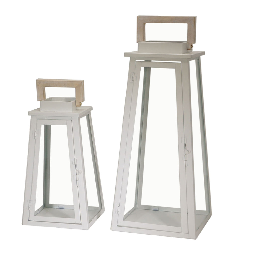 Lakeshore Lantern Whi/Nat